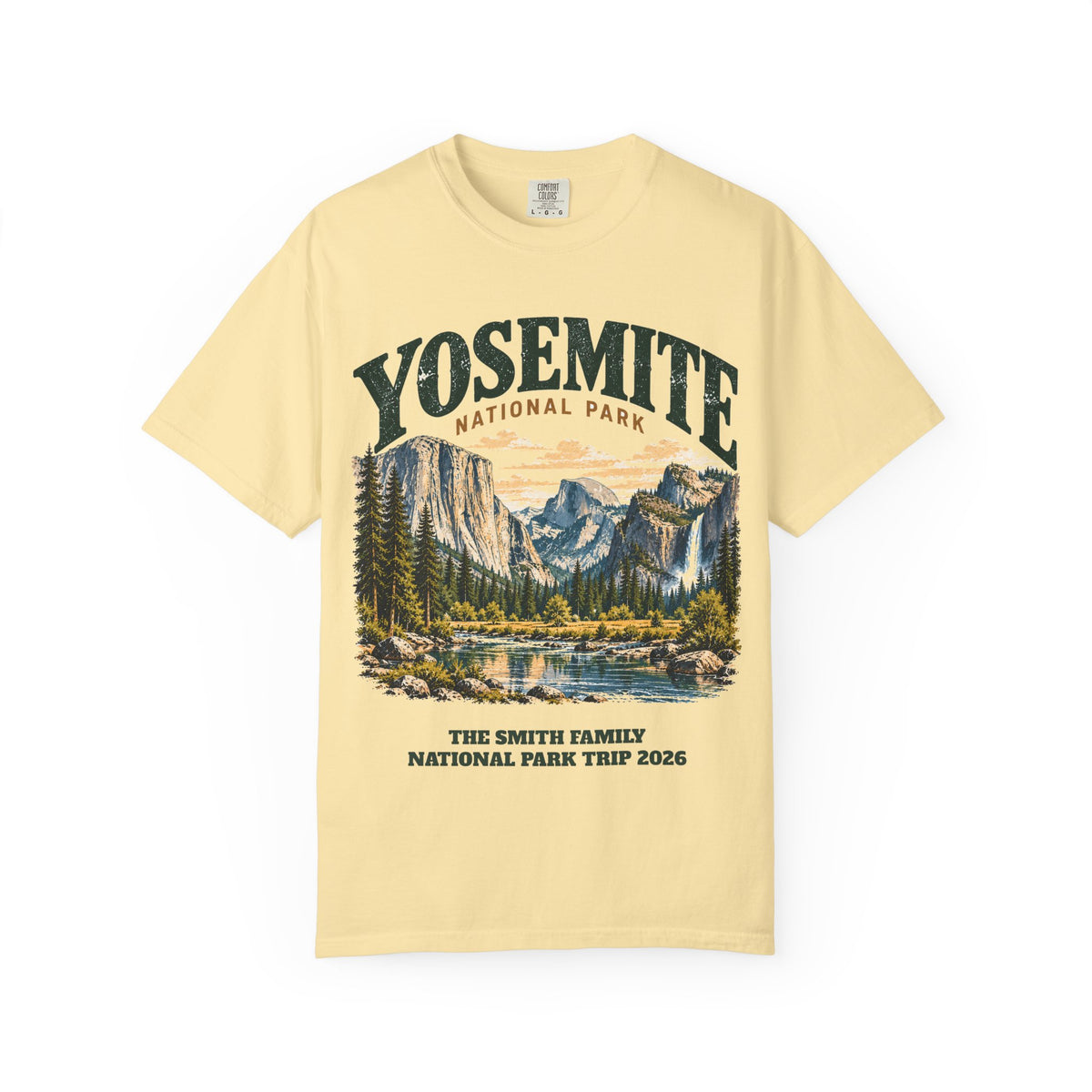 Custom Yosemite National Park Family Trip Shirt