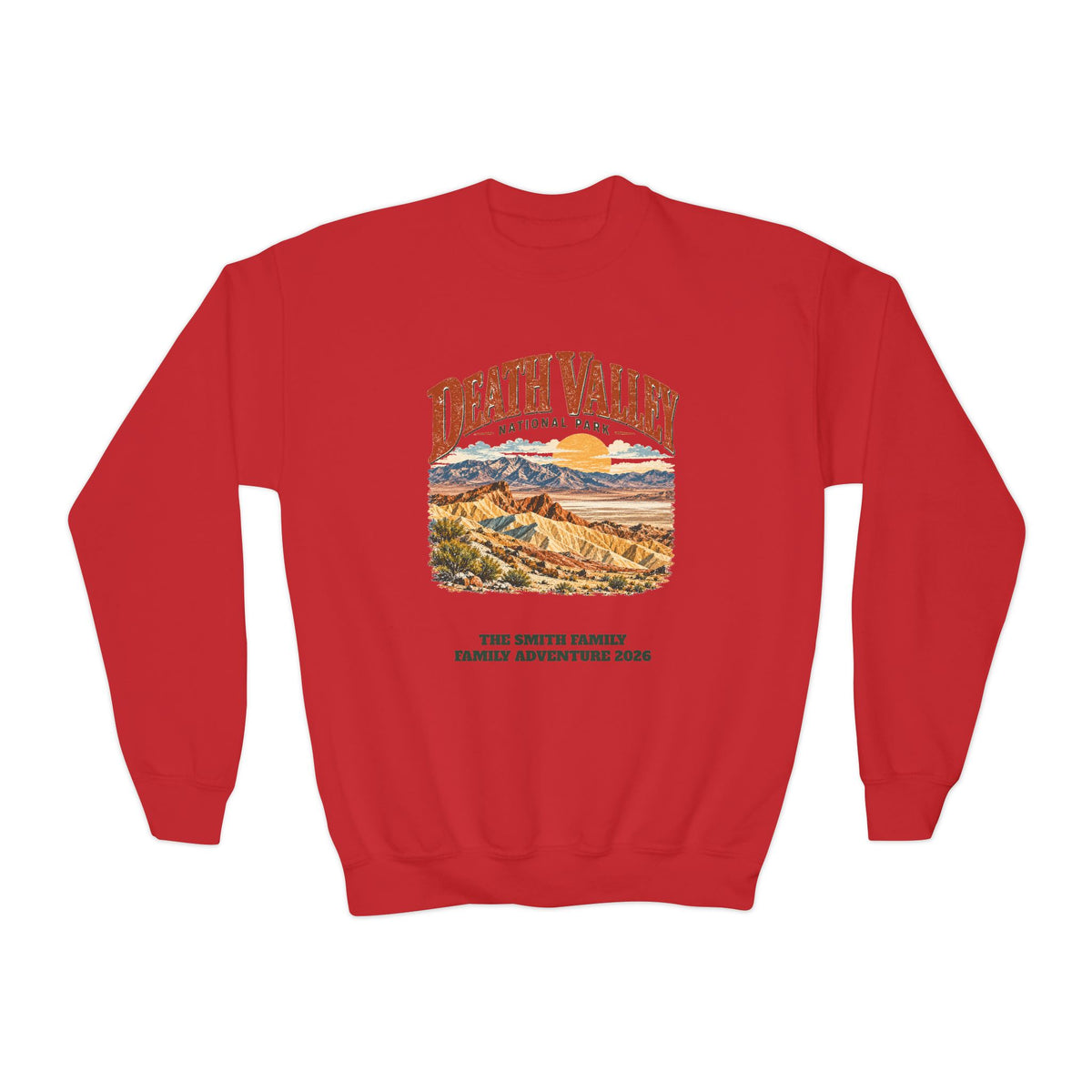 Custom Kids Death Valley National Park Sweatshirt