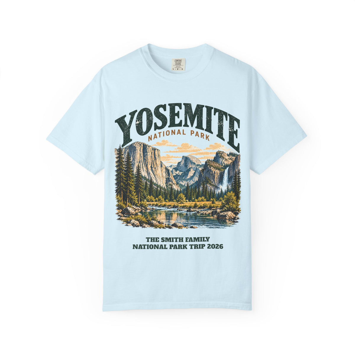 Custom Yosemite National Park Family Trip Shirt