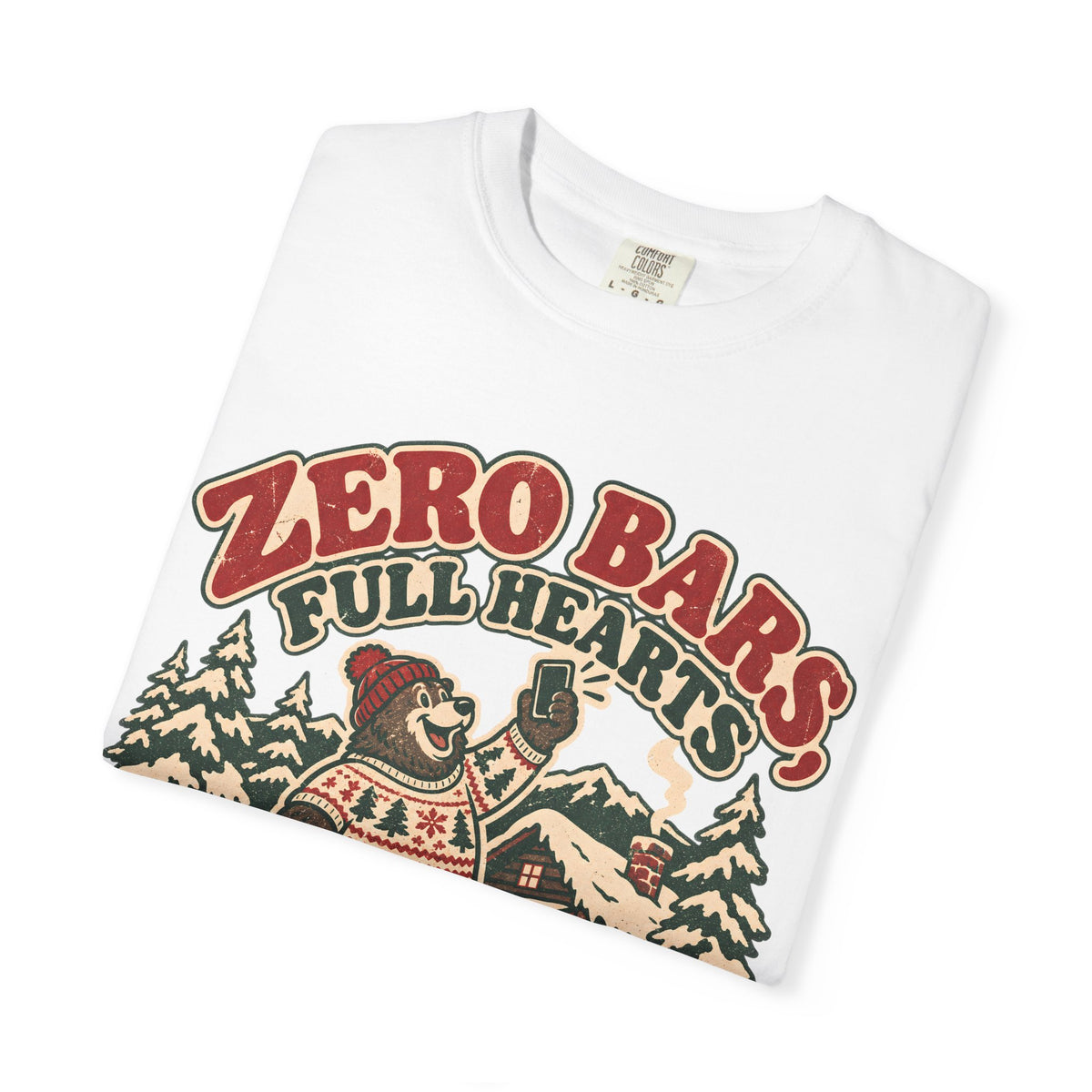 Custom Zero Bars Full Hearts Family Cabin Christmas Shirt