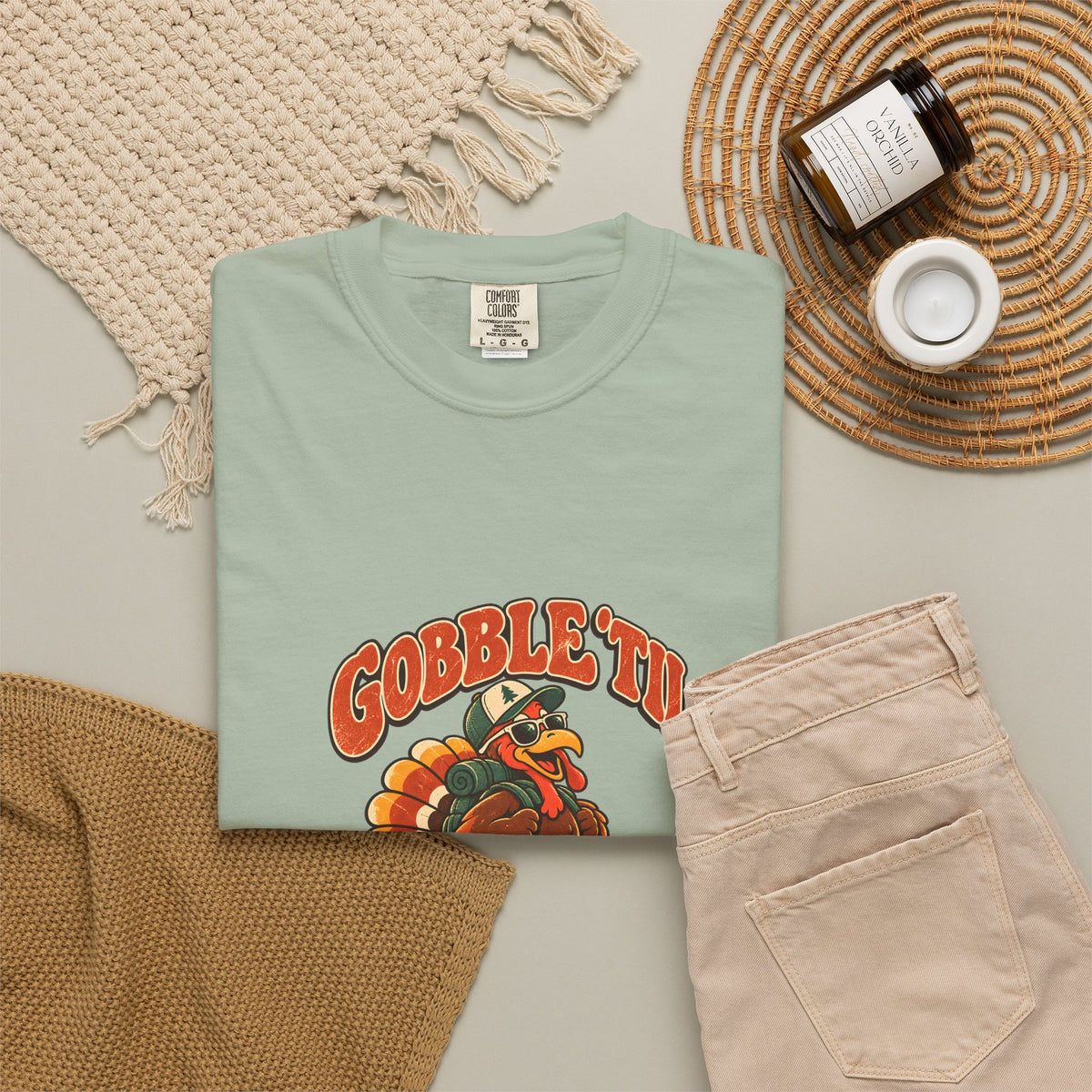 Custom Gobble 'Til You Wobble Thanksgiving Shirt