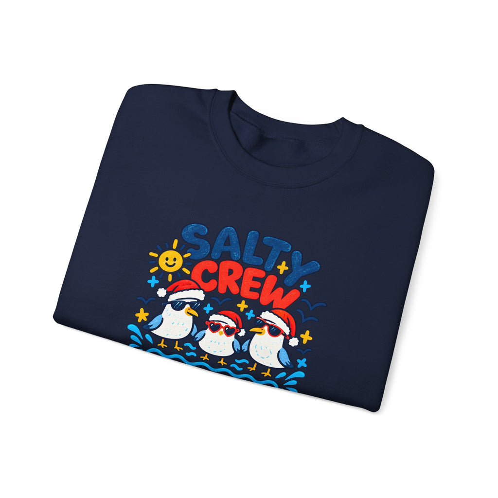 Custom Salty Crew Beach Christmas Sweatshirt