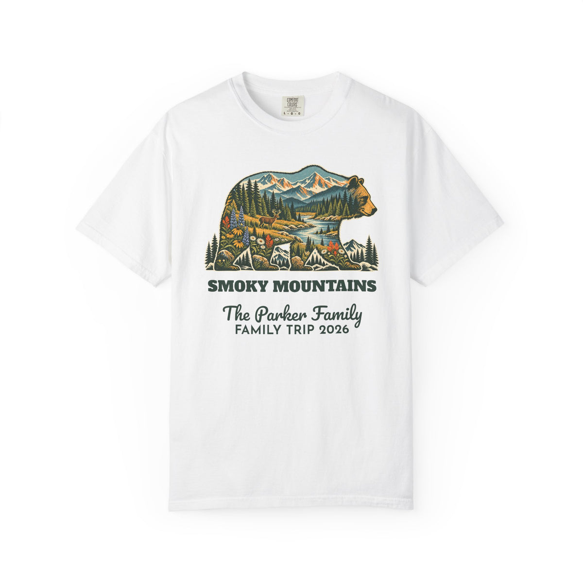 Custom National Park Bear Tee