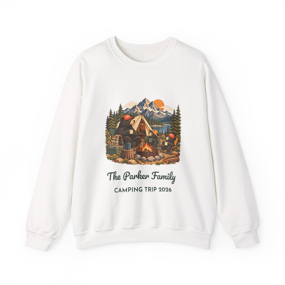 Custom Bear Campfire Sweatshirt