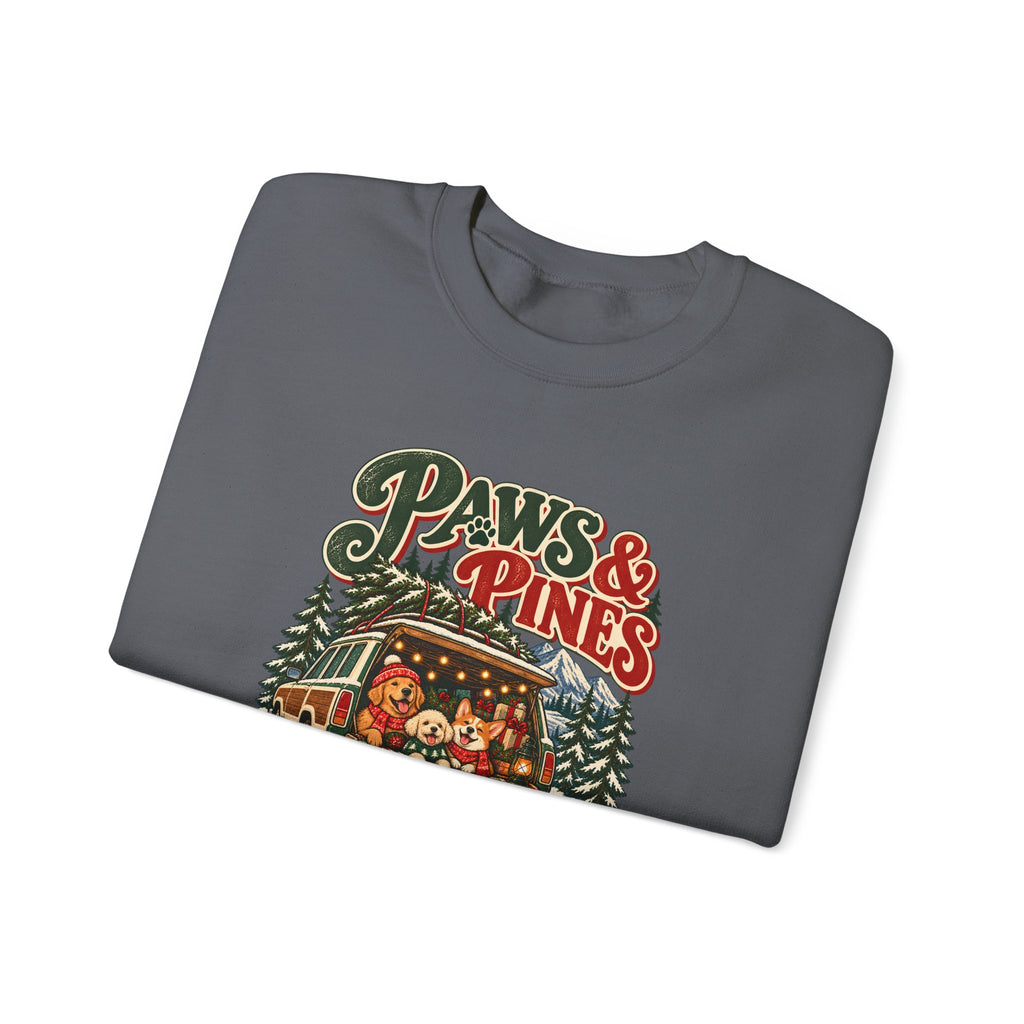 Custom Paws & Pines Christmas Dog Sweatshirt