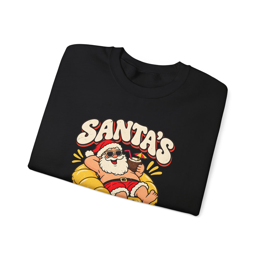 Custom Santa's Out Of Office Christmas Sweatshirt