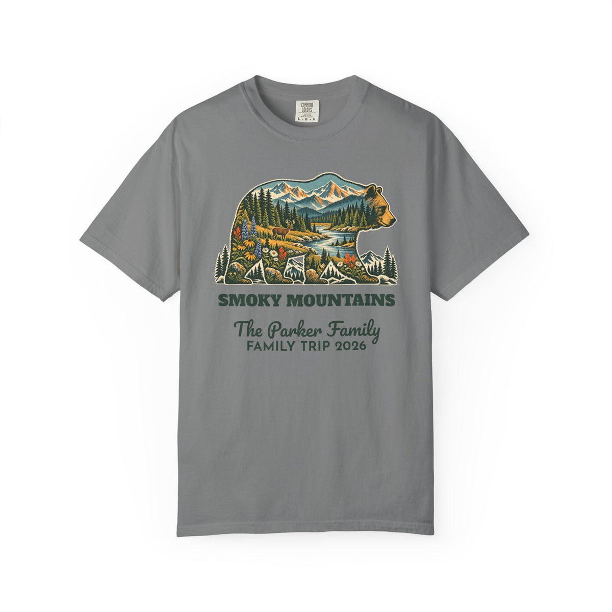 Custom National Park Bear Tee