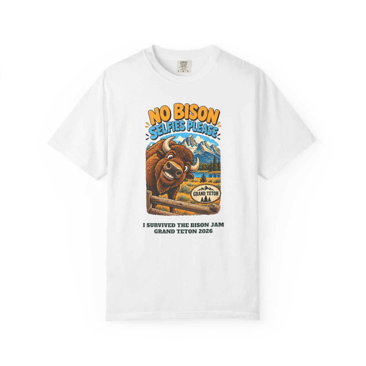Custom Grand Teton National Park Funny Bison Shirt