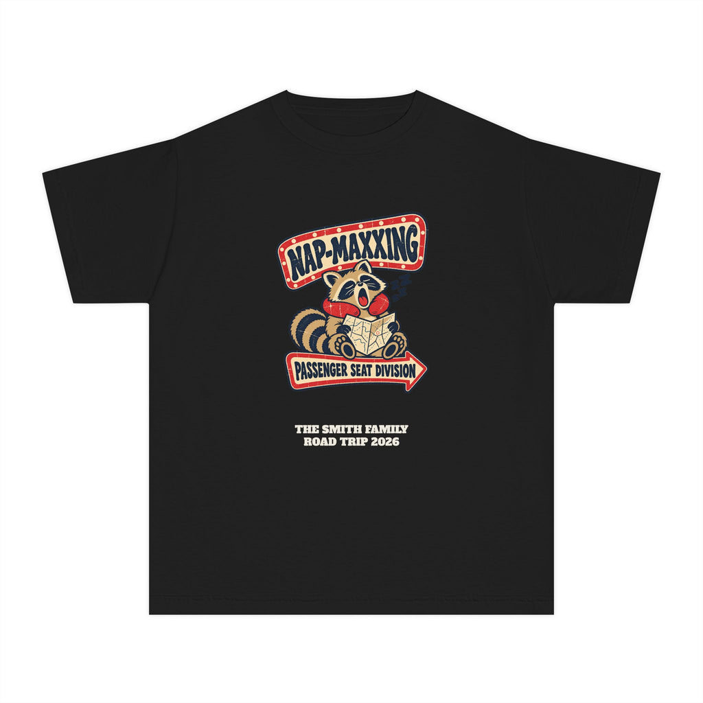 Custom Kids Nap-Maxxing Road Trip Shirt