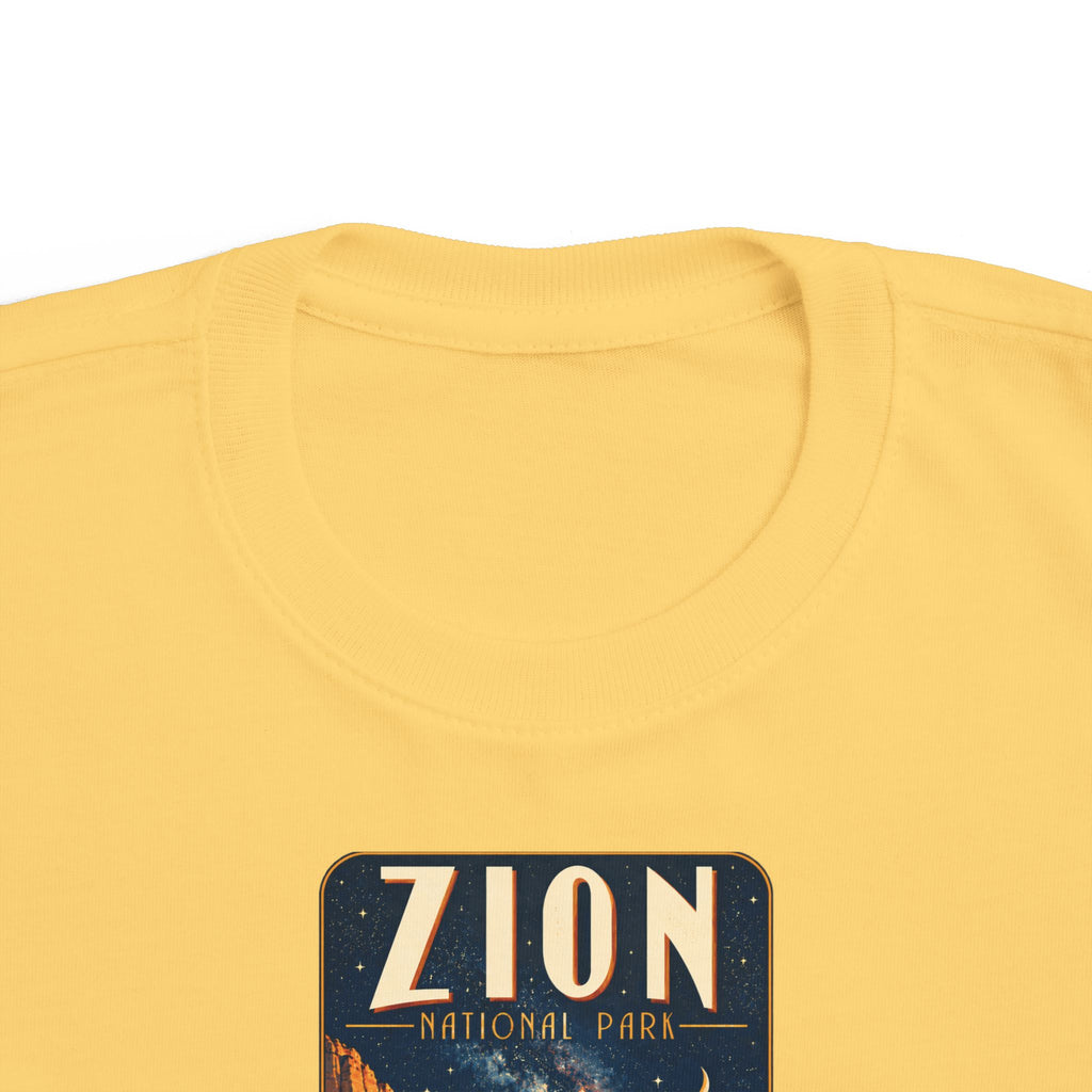 Custom Toddler Zion National Park Night Sky Shirt