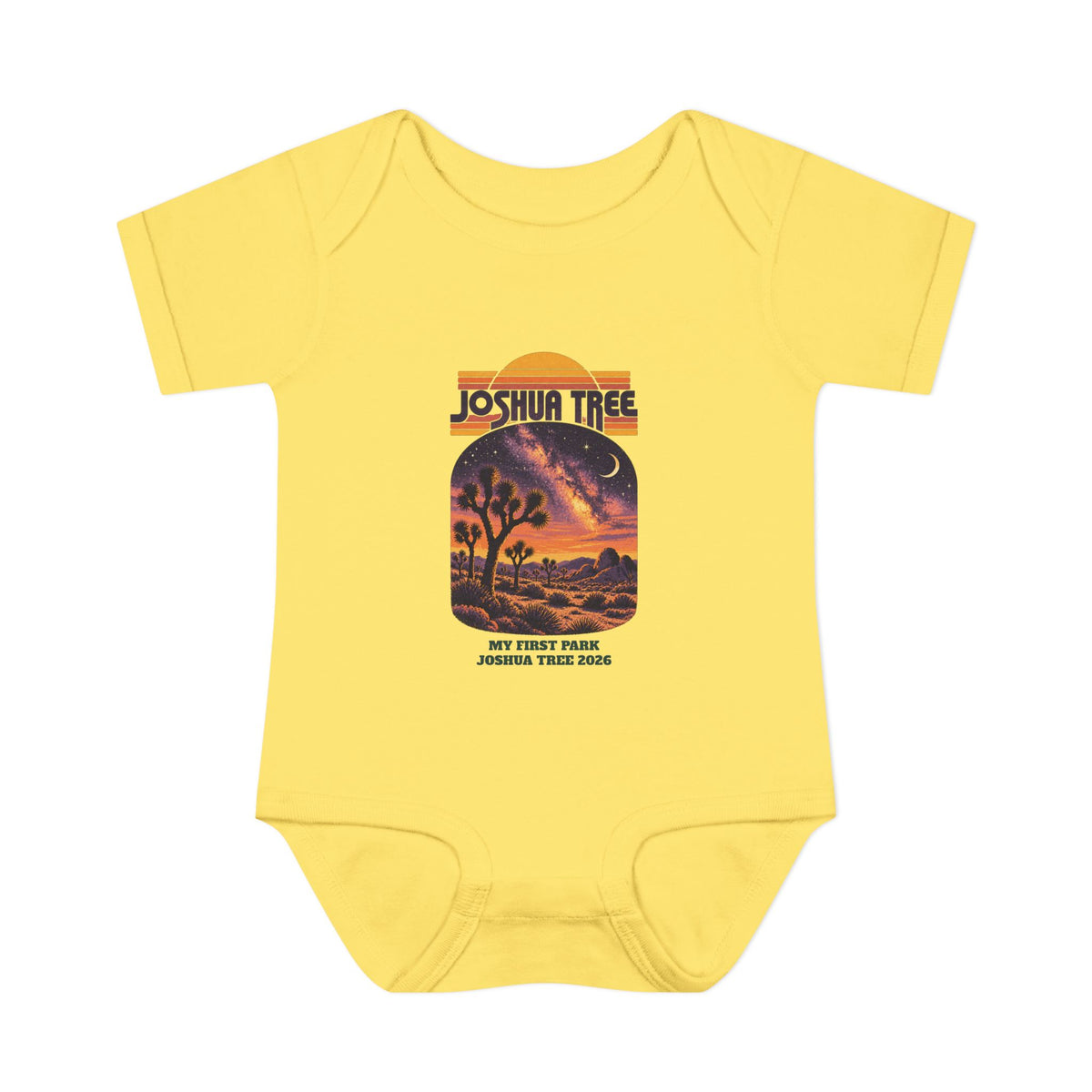 Custom Baby Joshua Tree National Park Night Sky Onesie