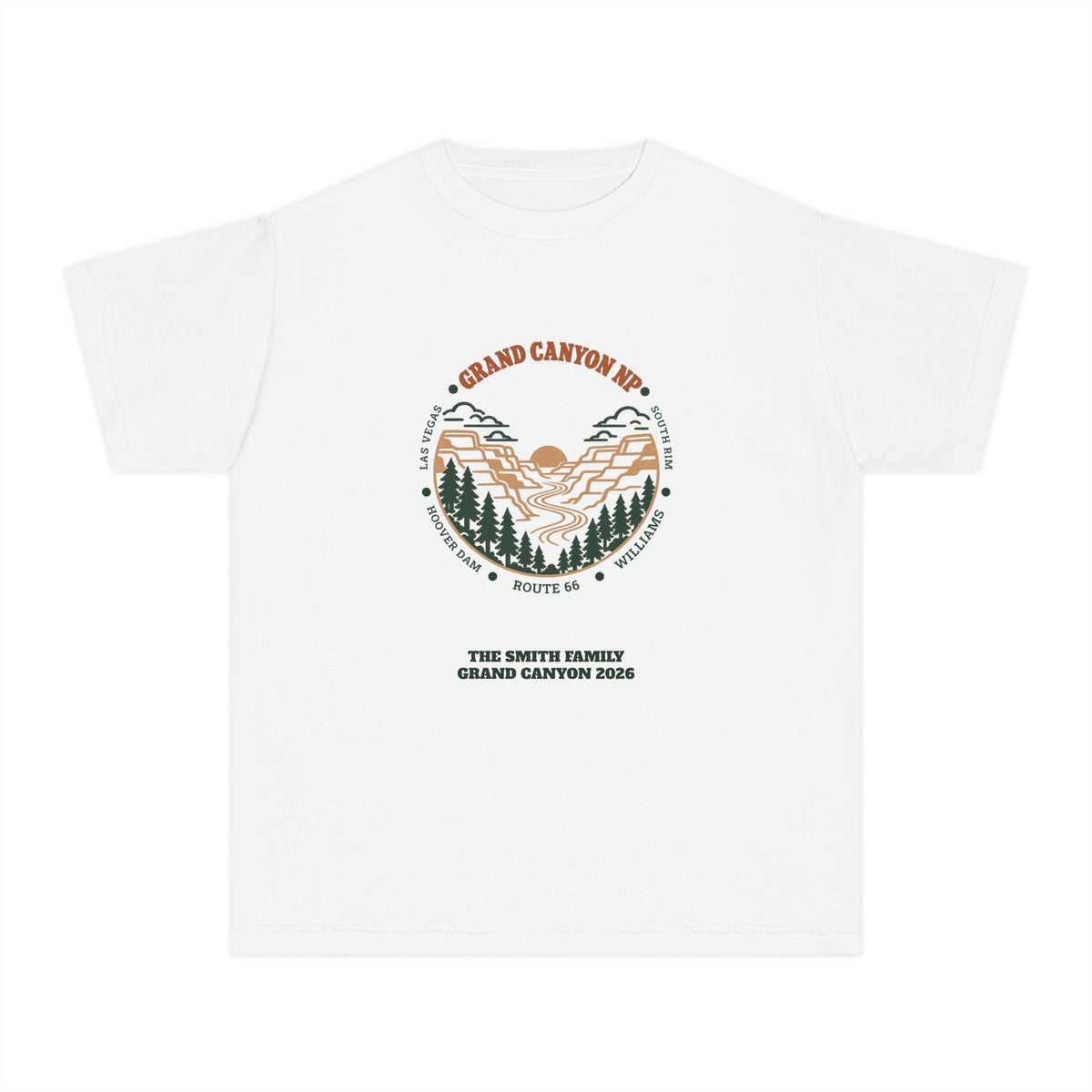 Custom Kids Grand Canyon Road Trip Shirt