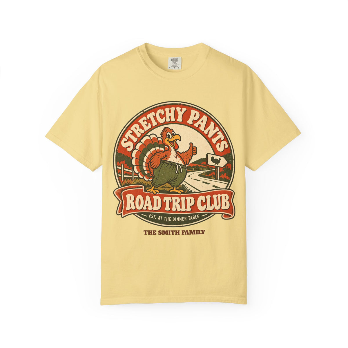 Custom Stretchy Pants Family Thanksgiving Shirt