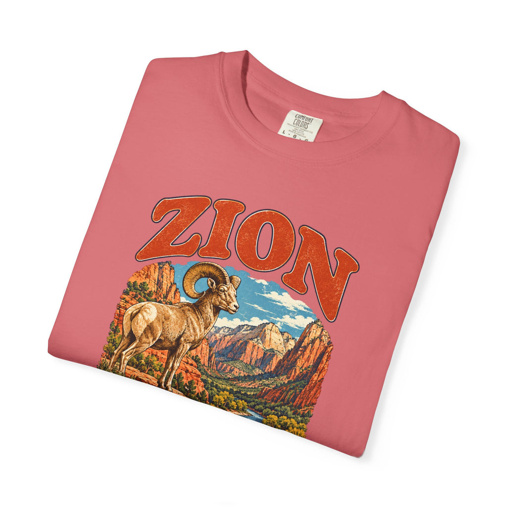 Custom Zion National Park Bighorn Sheep Shirt