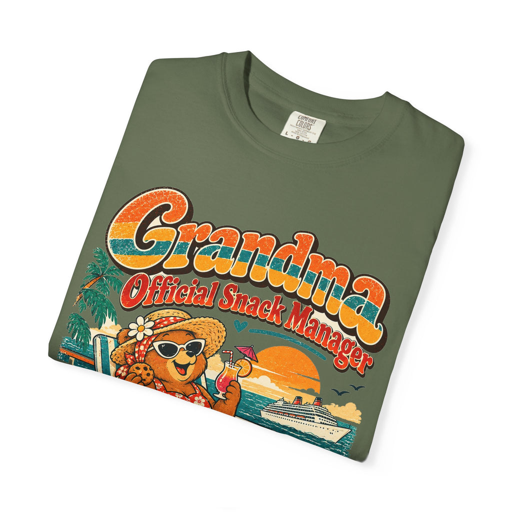 Custom Grandma Snack Manager Cruise Shirt