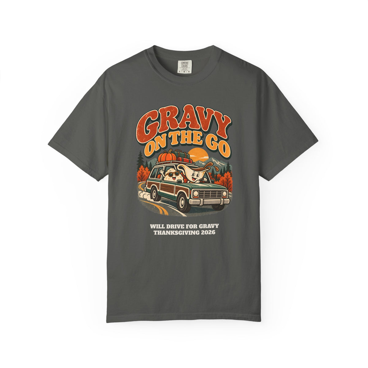 Custom Gravy On The Go Thanksgiving Road Trip Shirt