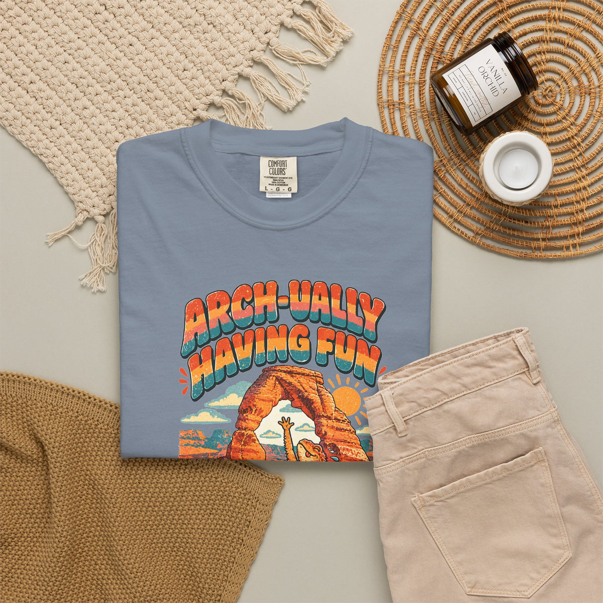 Custom Arches National Park Arch-ually Having Fun Shirt