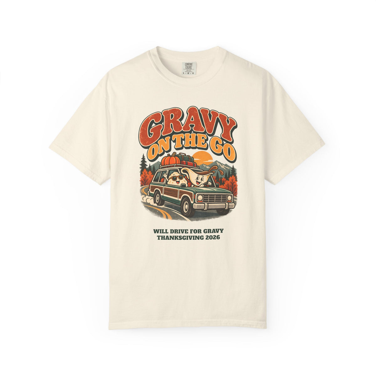 Custom Gravy On The Go Thanksgiving Road Trip Shirt