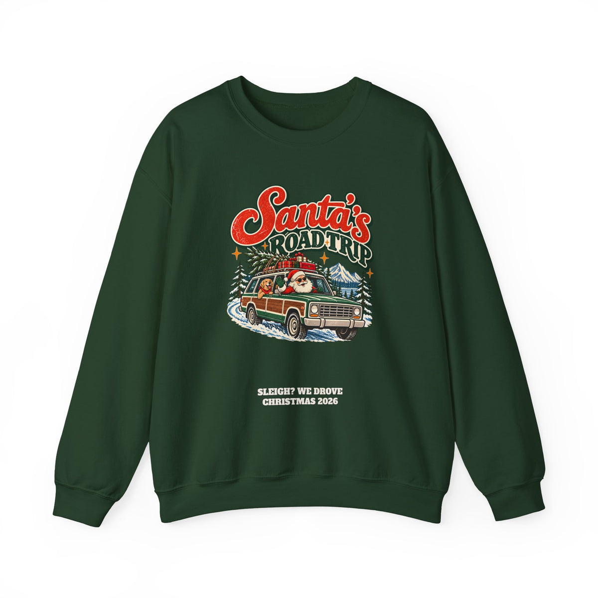 Custom Santa's Road Trip Christmas Sweatshirt