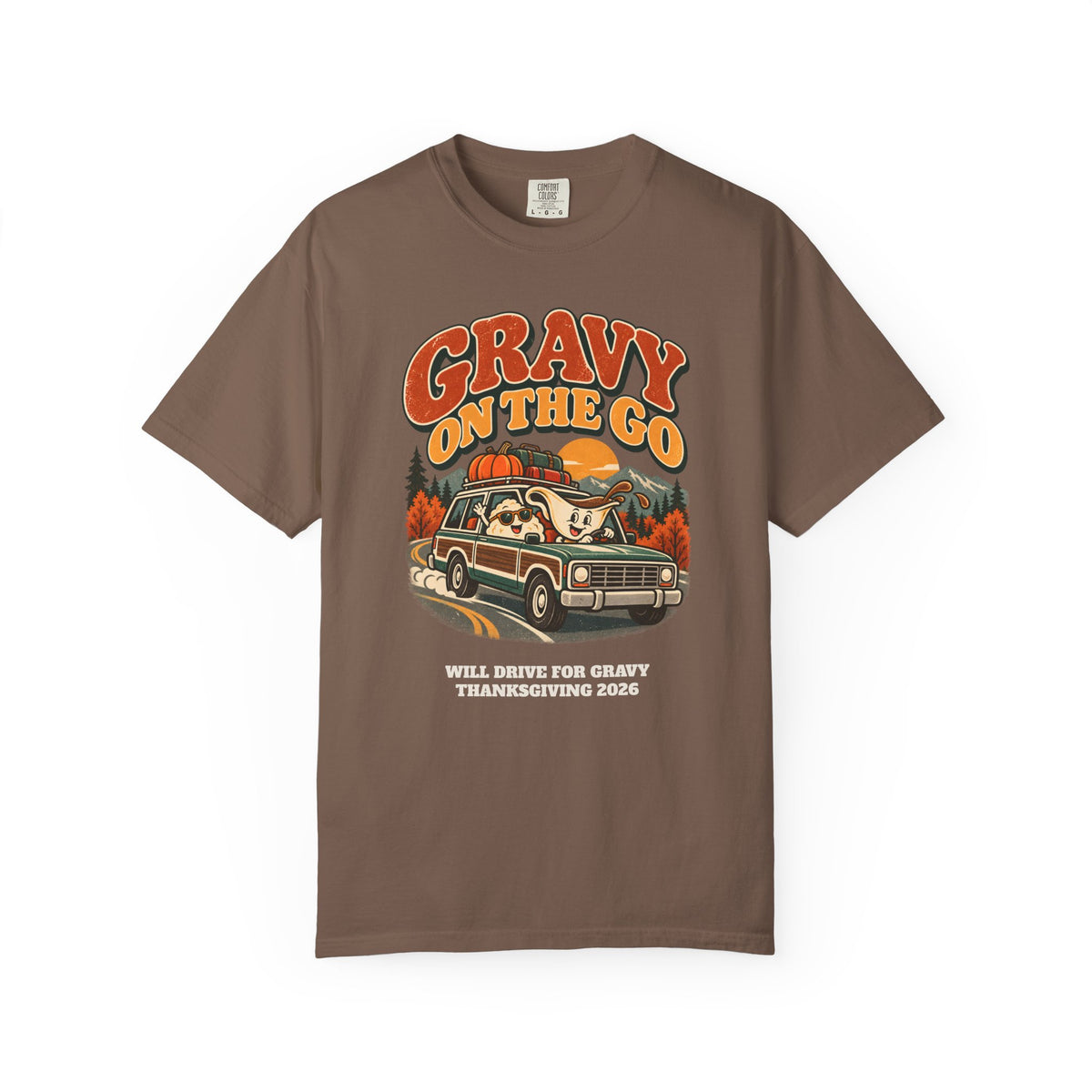 Custom Gravy On The Go Thanksgiving Road Trip Shirt