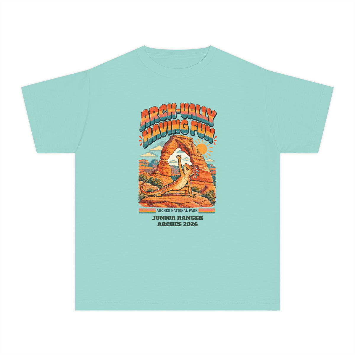 Custom Kids Arches National Park Arch-ually Having Fun Shirt