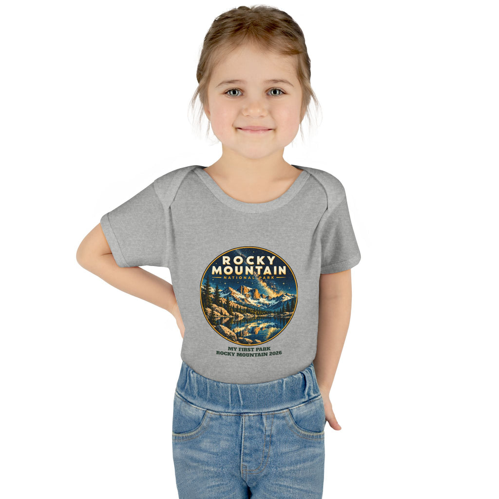 Custom Baby Rocky Mountain National Park Night Sky Onesie