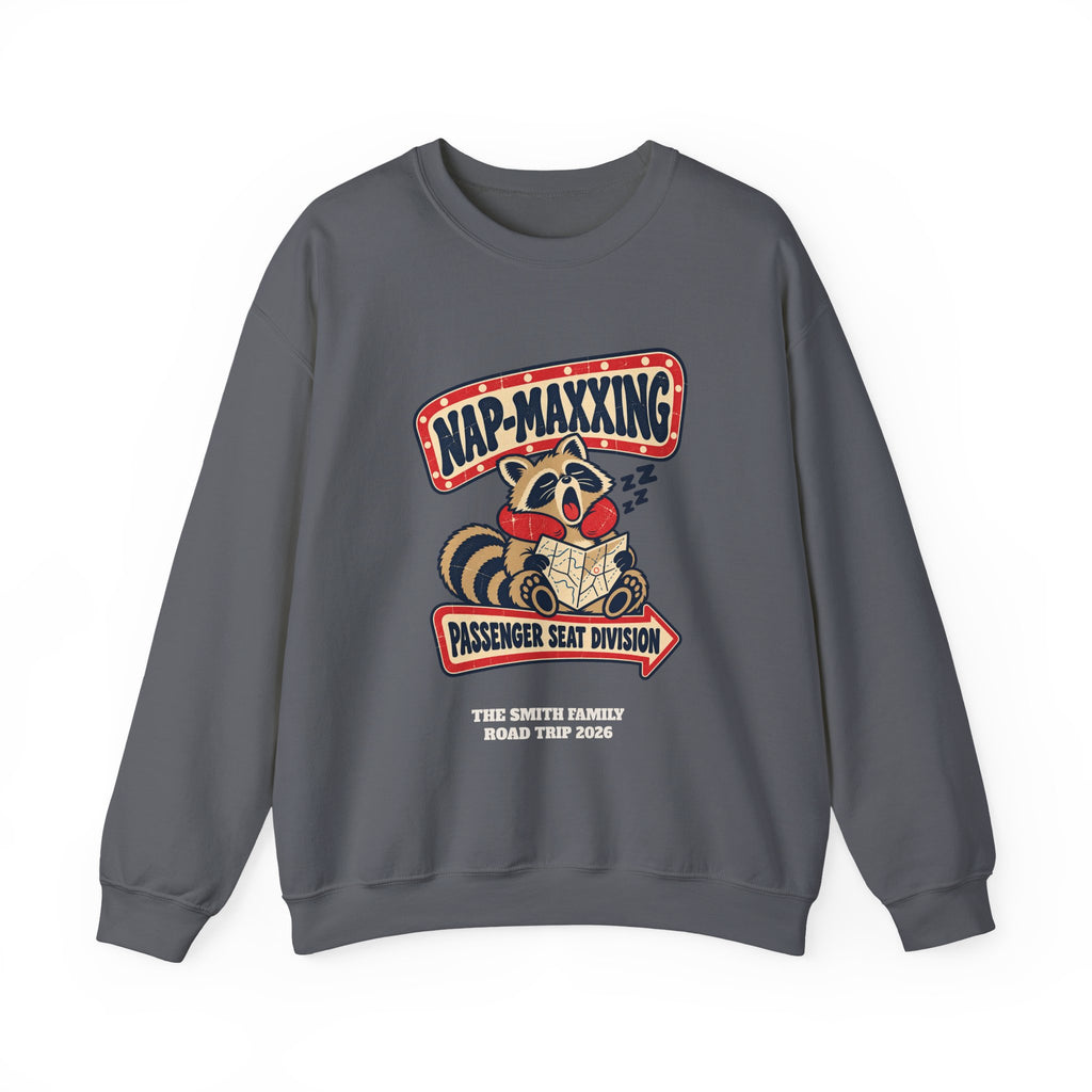 Custom Nap-Maxxing Road Trip Sweatshirt