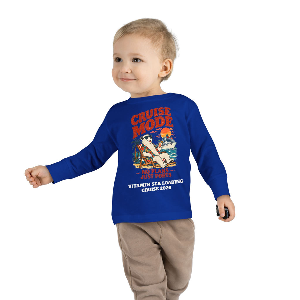 Custom Toddler Cruise Mode Family Cruise Long Sleeve Shirt
