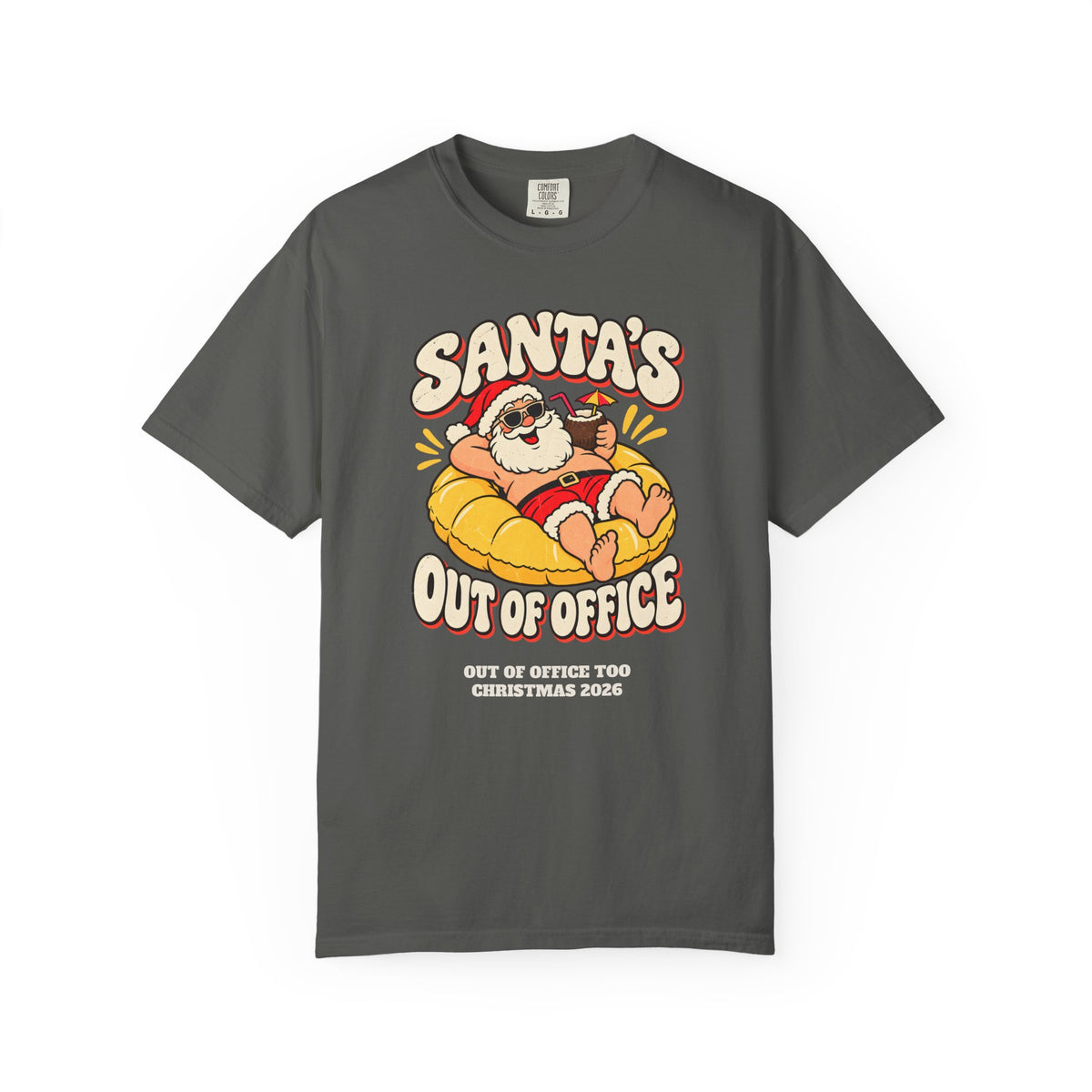 Custom Santa's Out Of Office Christmas Shirt