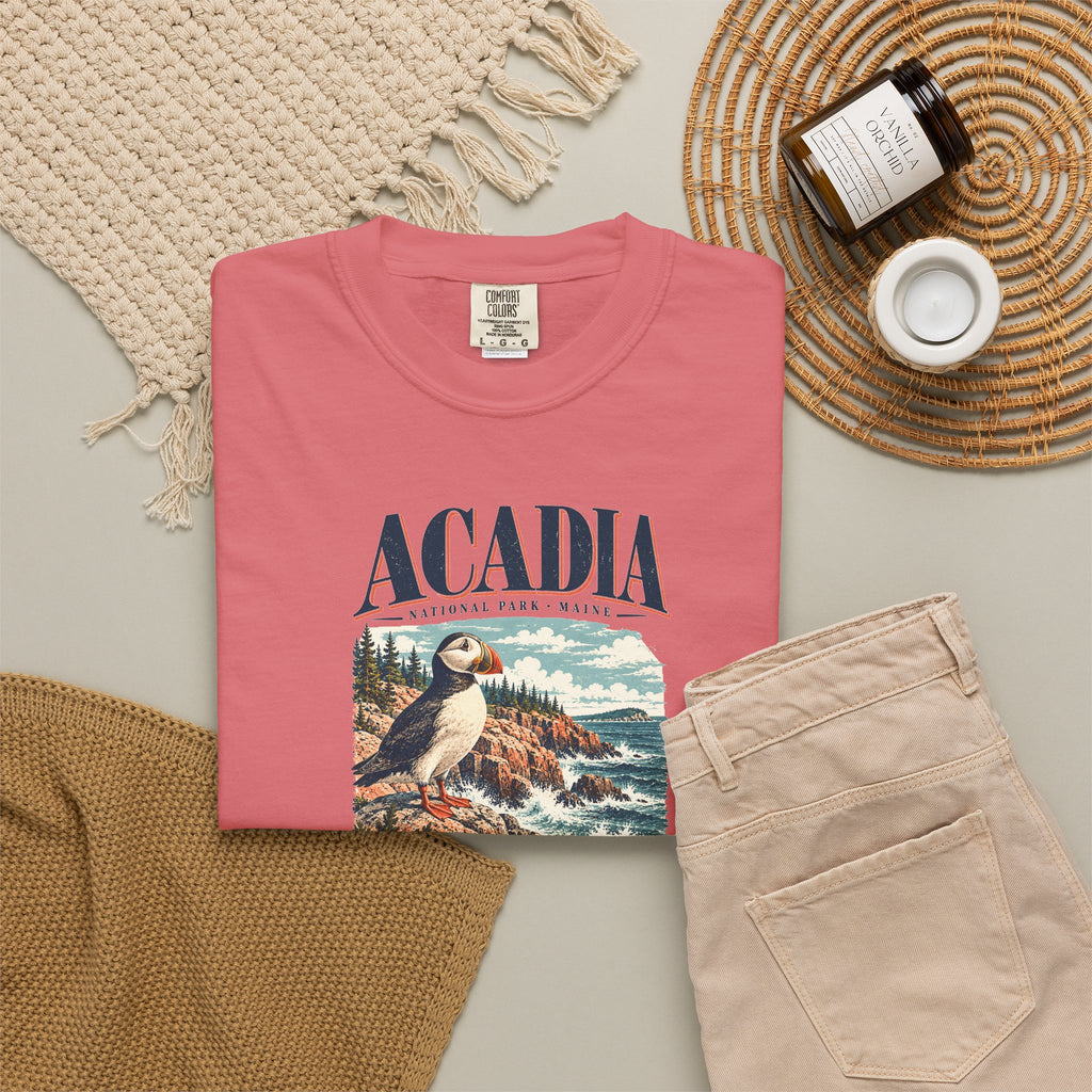 Custom Acadia National Park Puffin Shirt