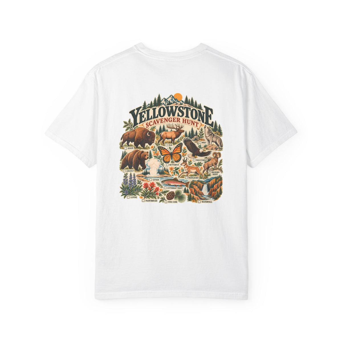 Custom Yellowstone Scavenger Hunt Tee