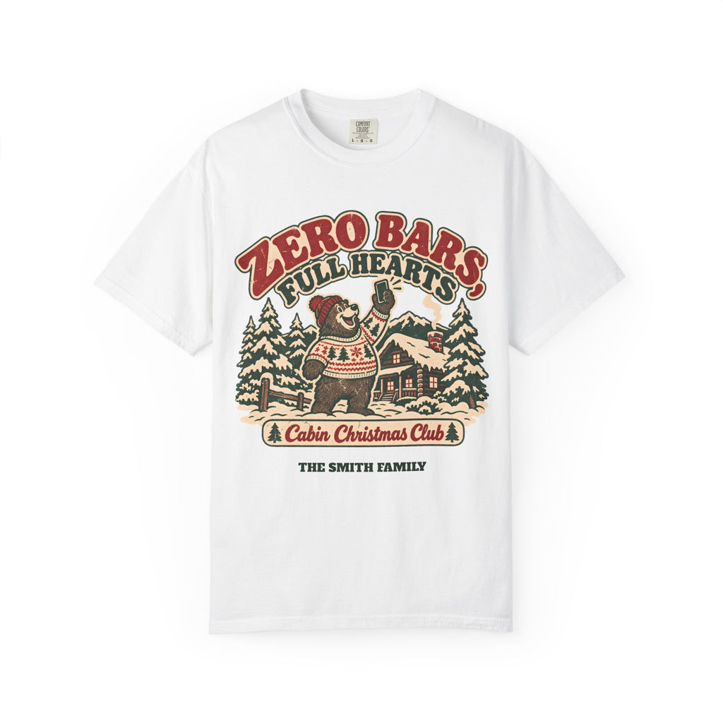 Custom Zero Bars Full Hearts Family Cabin Christmas Shirt