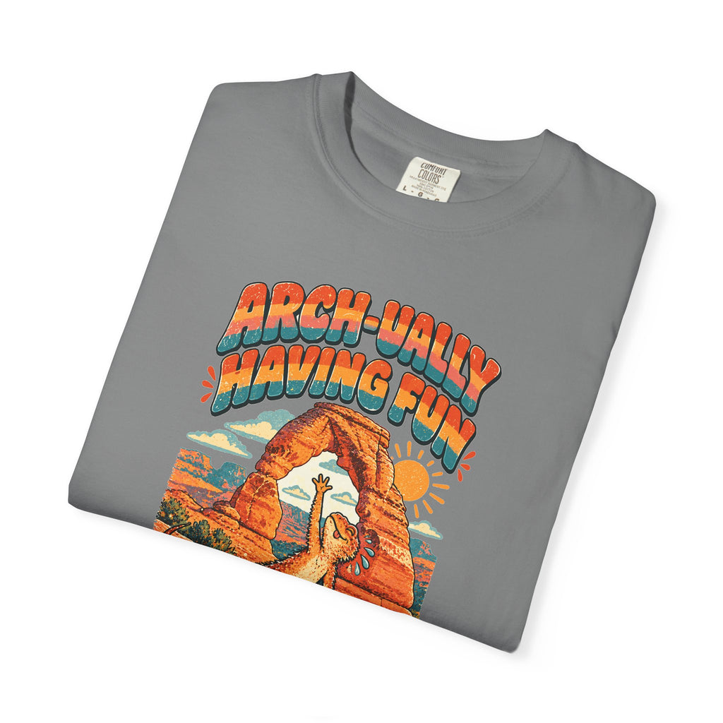 Custom Arches National Park Arch-ually Having Fun Shirt