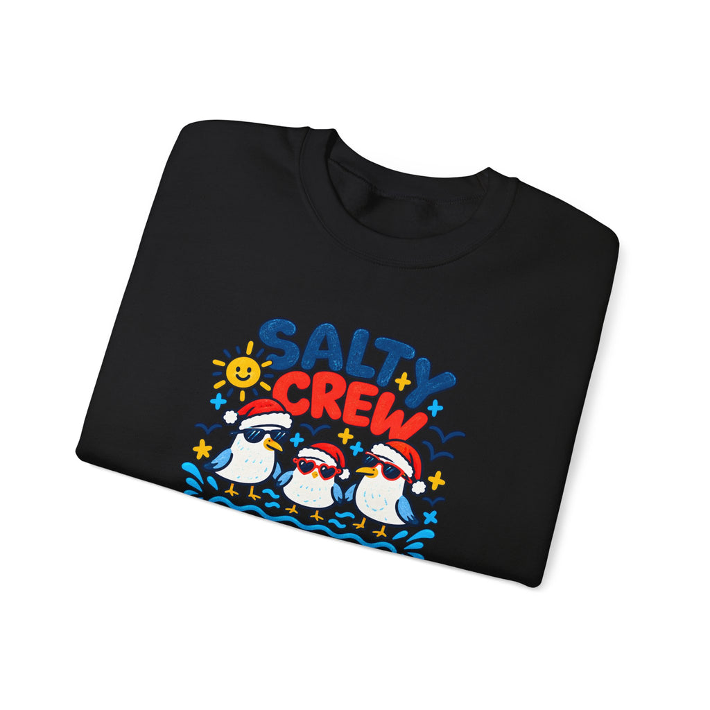 Custom Salty Crew Beach Christmas Sweatshirt