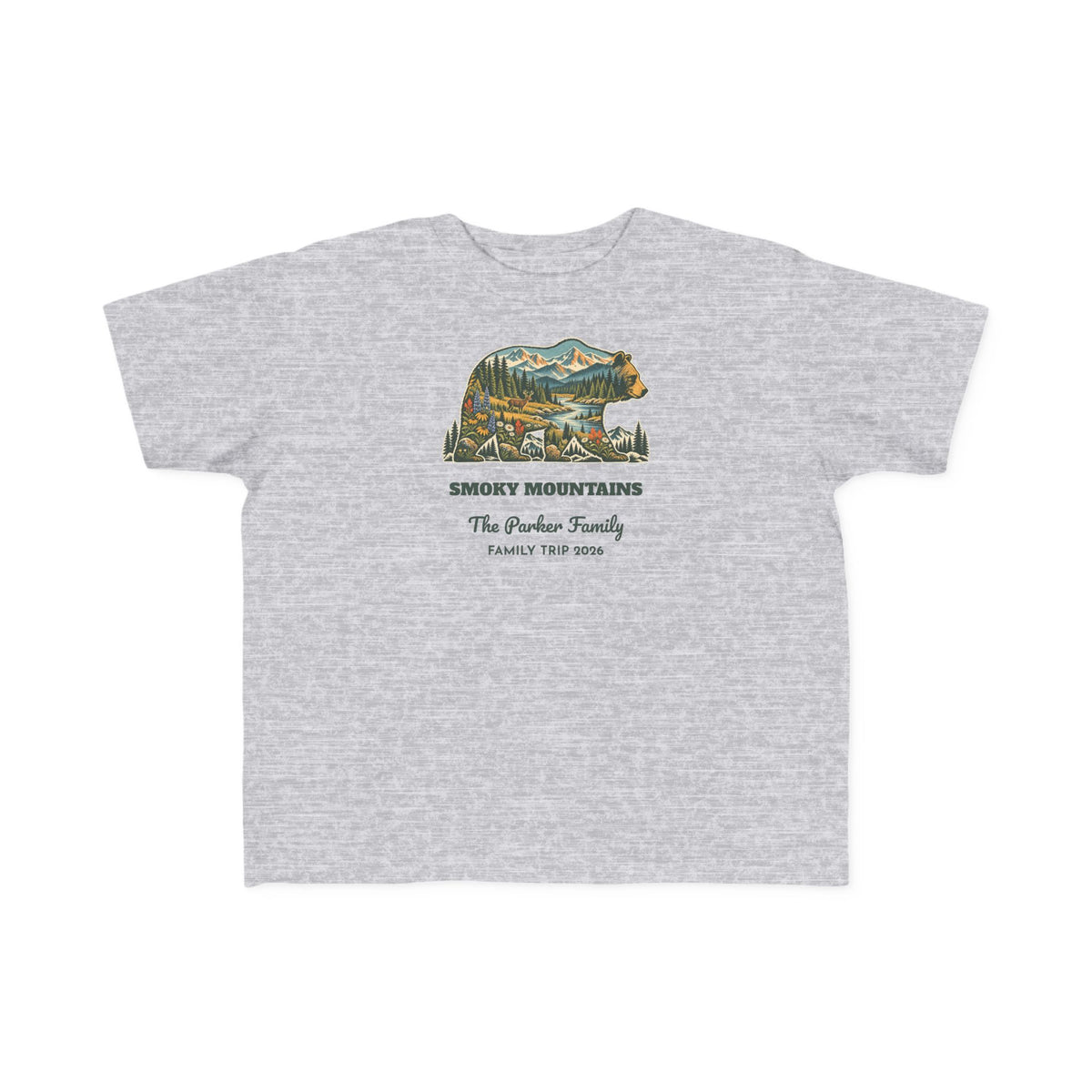 Custom Toddler National Park Bear Tee