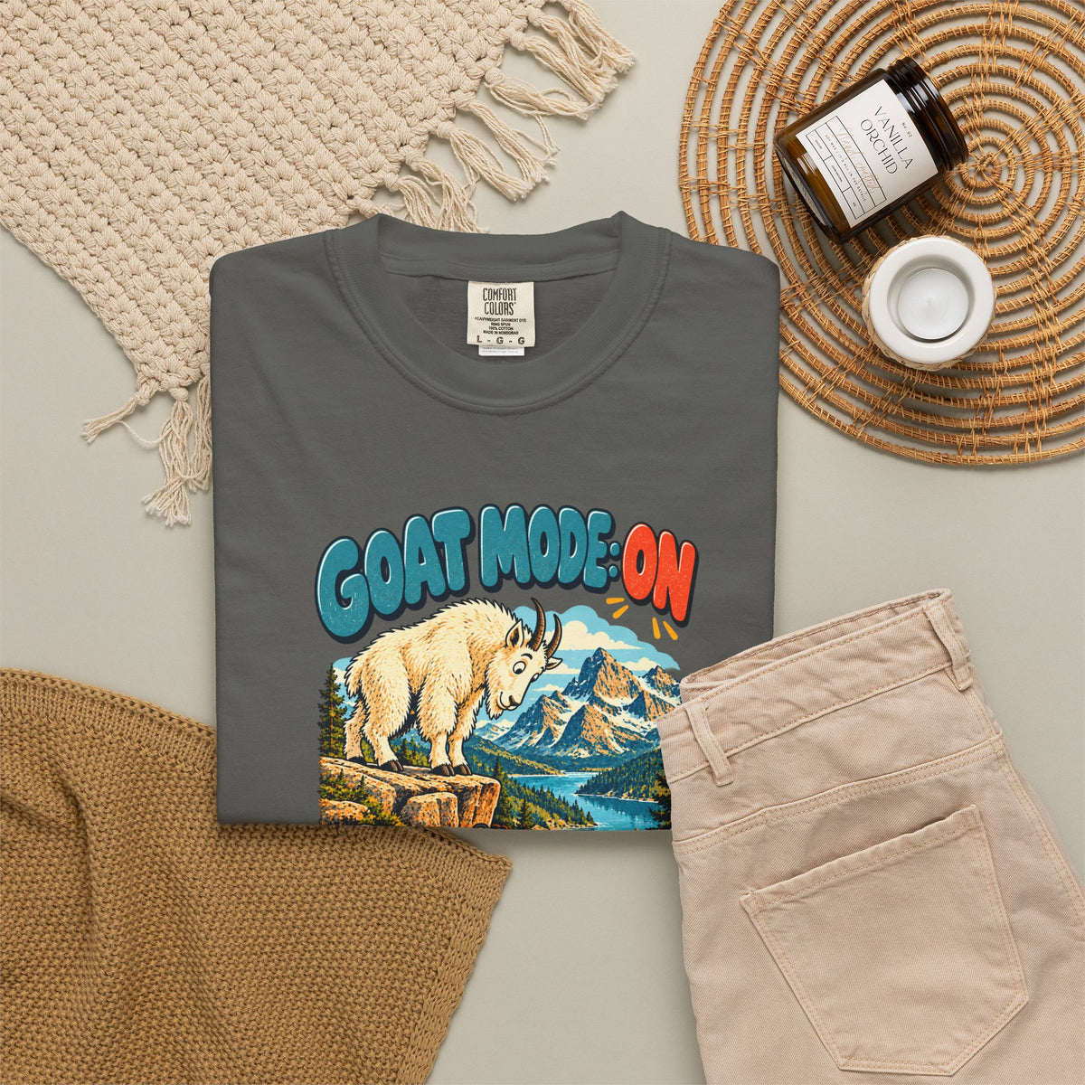 Custom Glacier National Park Funny Goat Mode Shirt