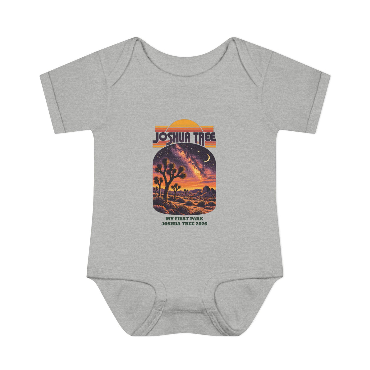 Custom Baby Joshua Tree National Park Night Sky Onesie