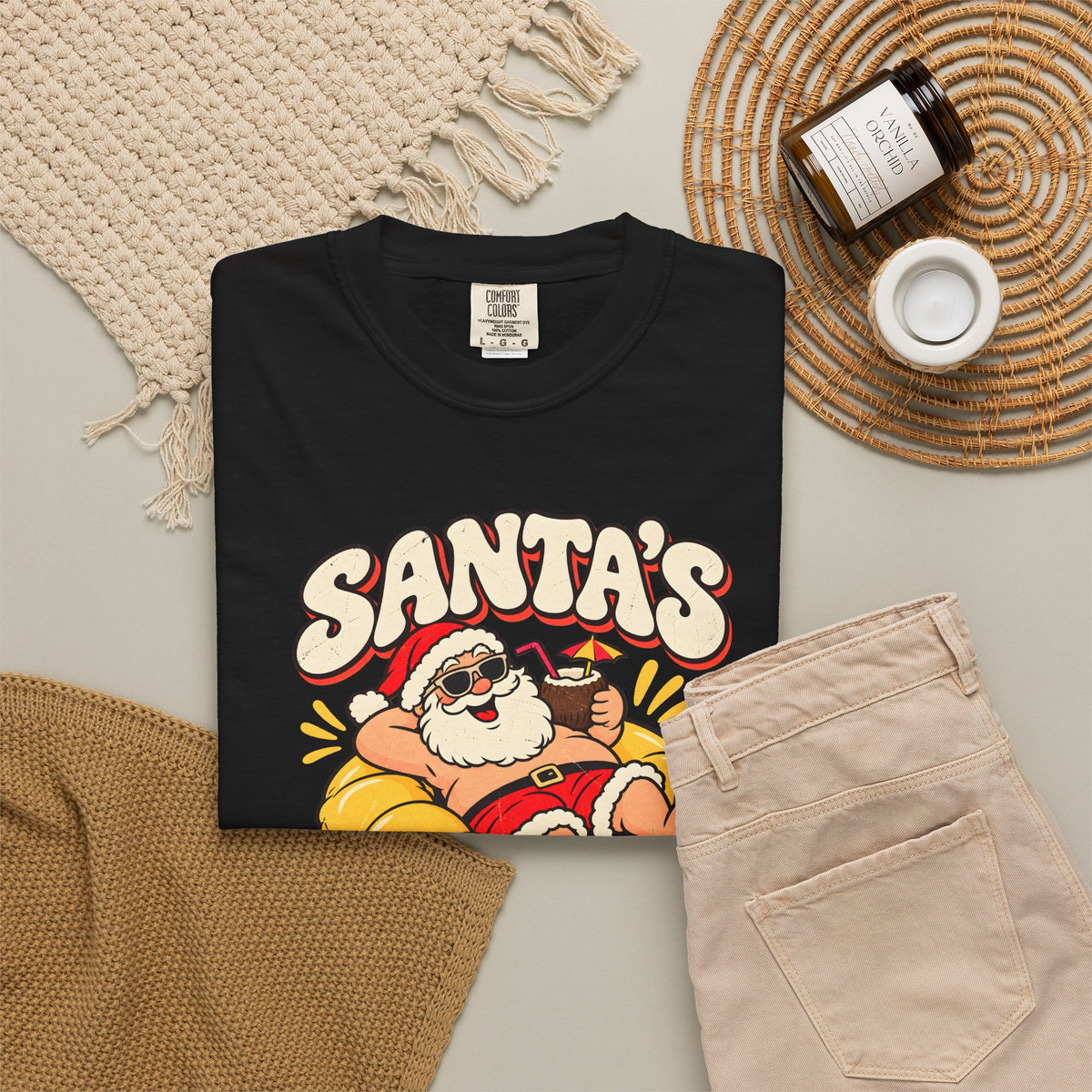 Custom Santa's Out Of Office Christmas Shirt