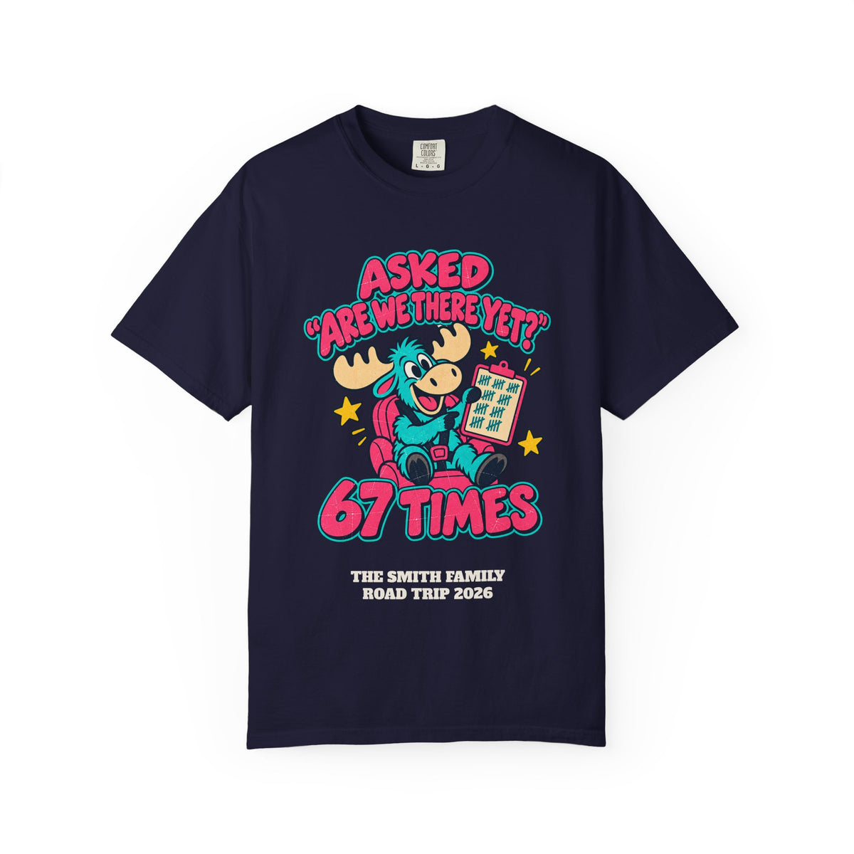 Custom Are We There Yet 67 Times Road Trip Shirt