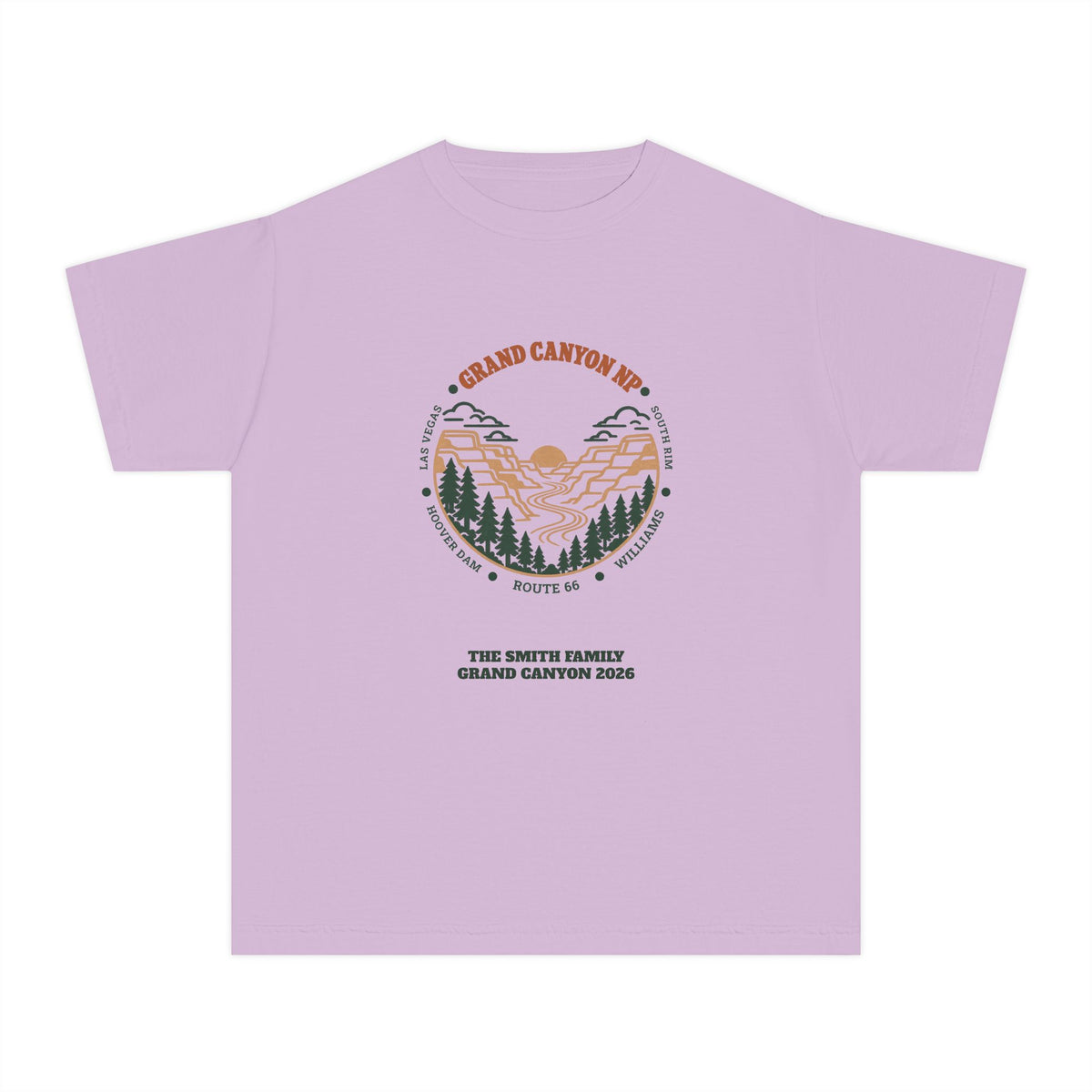 Custom Kids Grand Canyon Road Trip Shirt