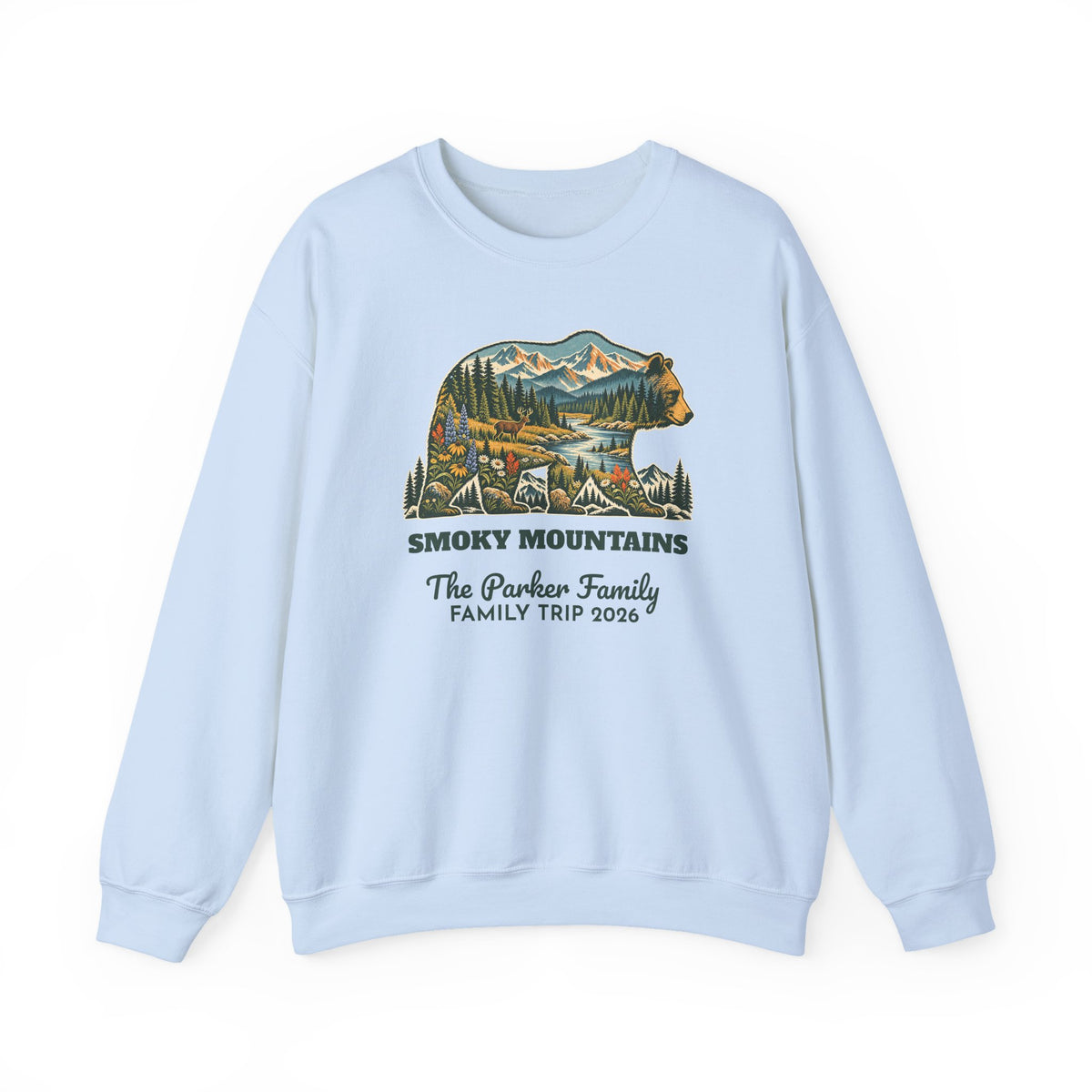 Custom National Park Bear Sweatshirt