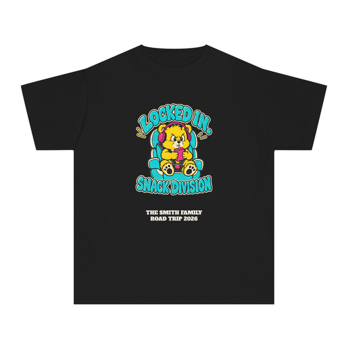 Custom Kids Snack Division Road Trip Shirt