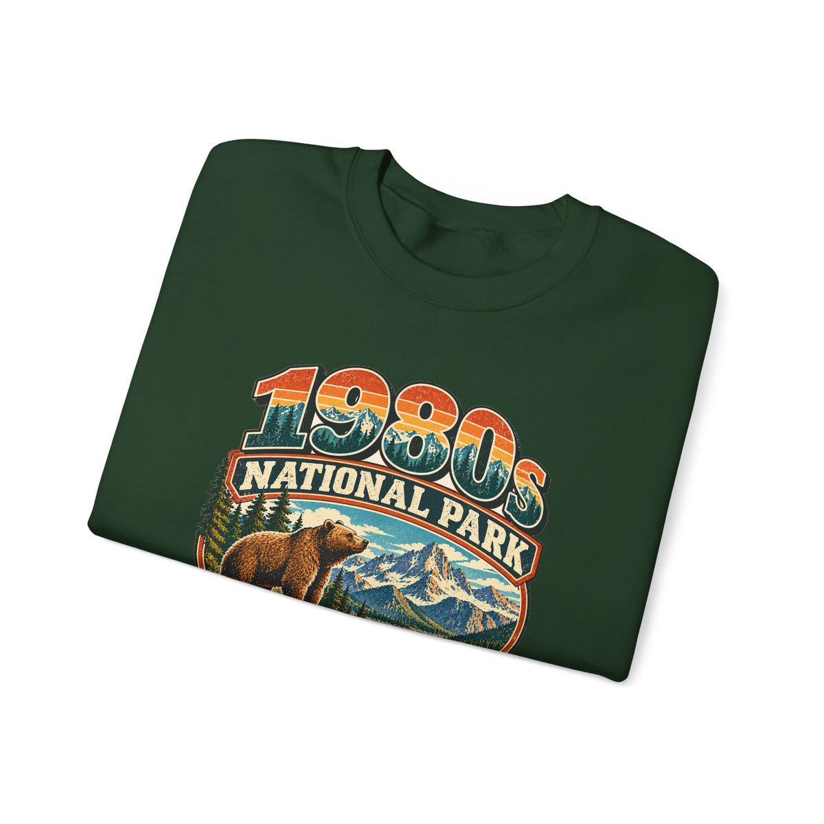 Custom 1980s National Park Family Trip Sweatshirt