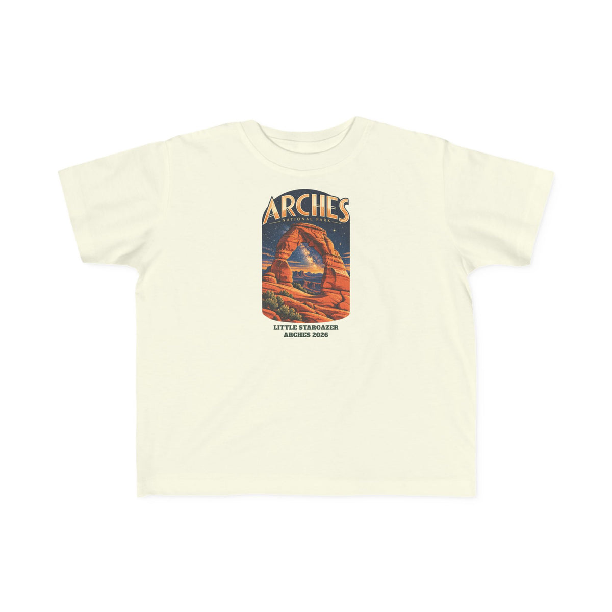 Custom Toddler Arches National Park Night Sky Shirt