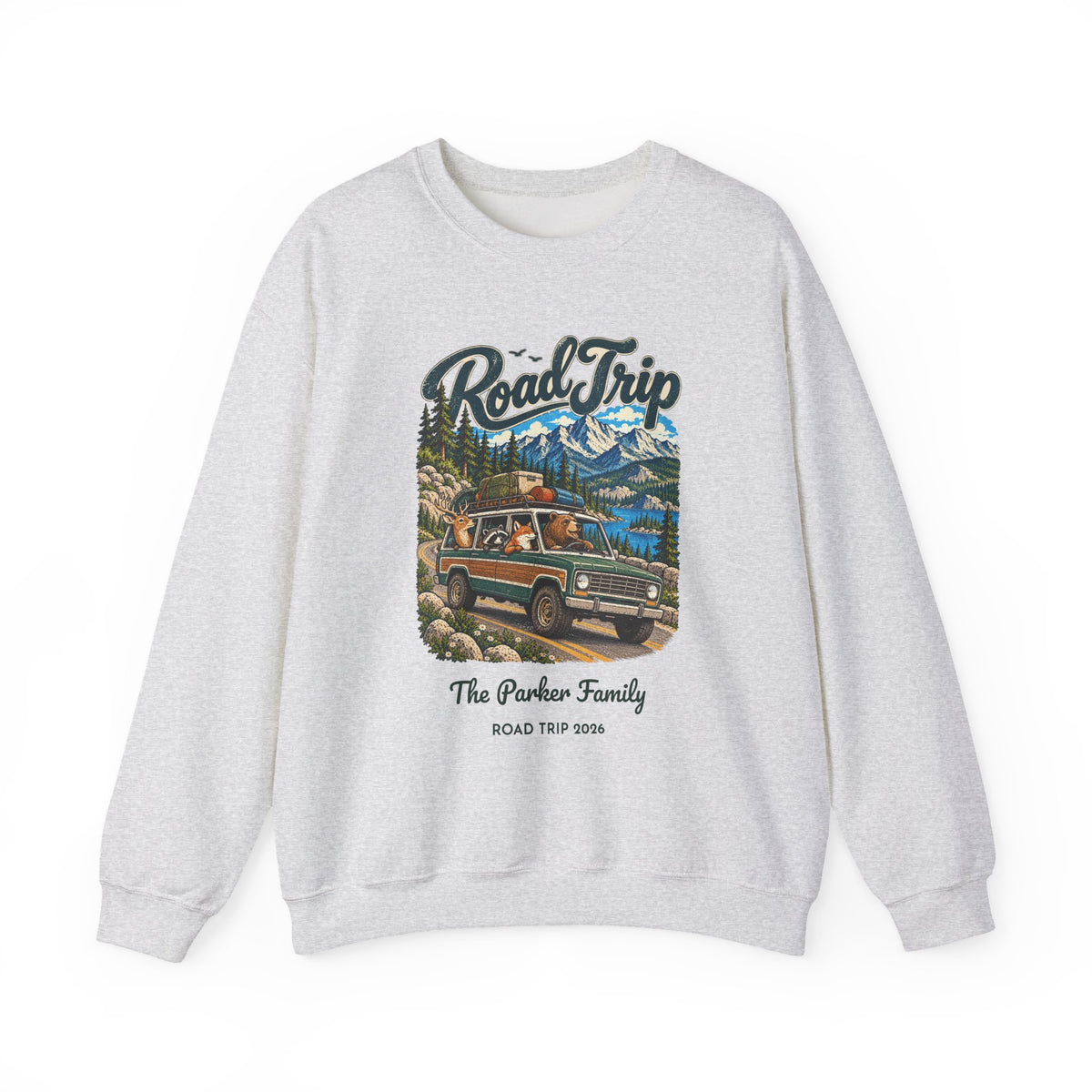 Custom Family Road Trip Sweatshirt