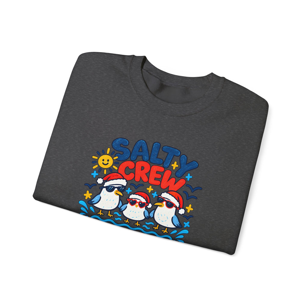 Custom Salty Crew Beach Christmas Sweatshirt
