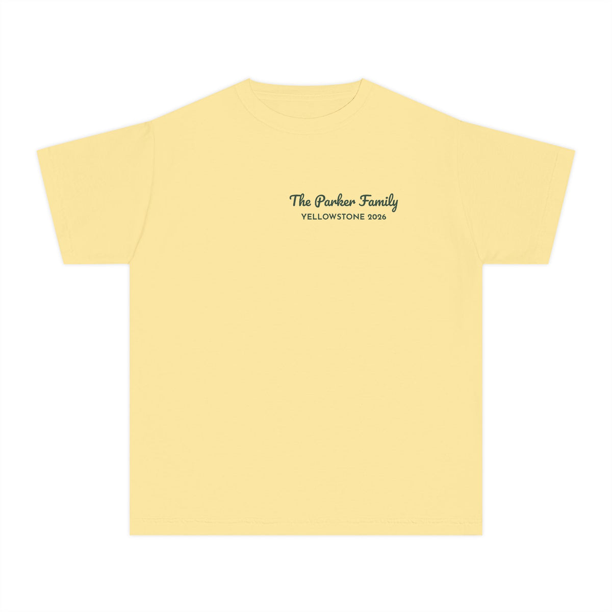 Custom Kids Yellowstone Scavenger Hunt Tee