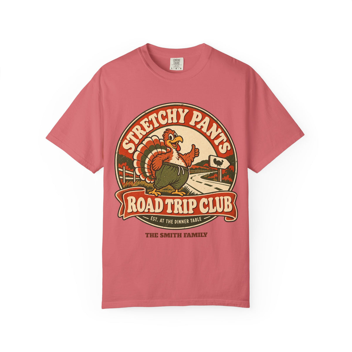 Custom Stretchy Pants Family Thanksgiving Shirt
