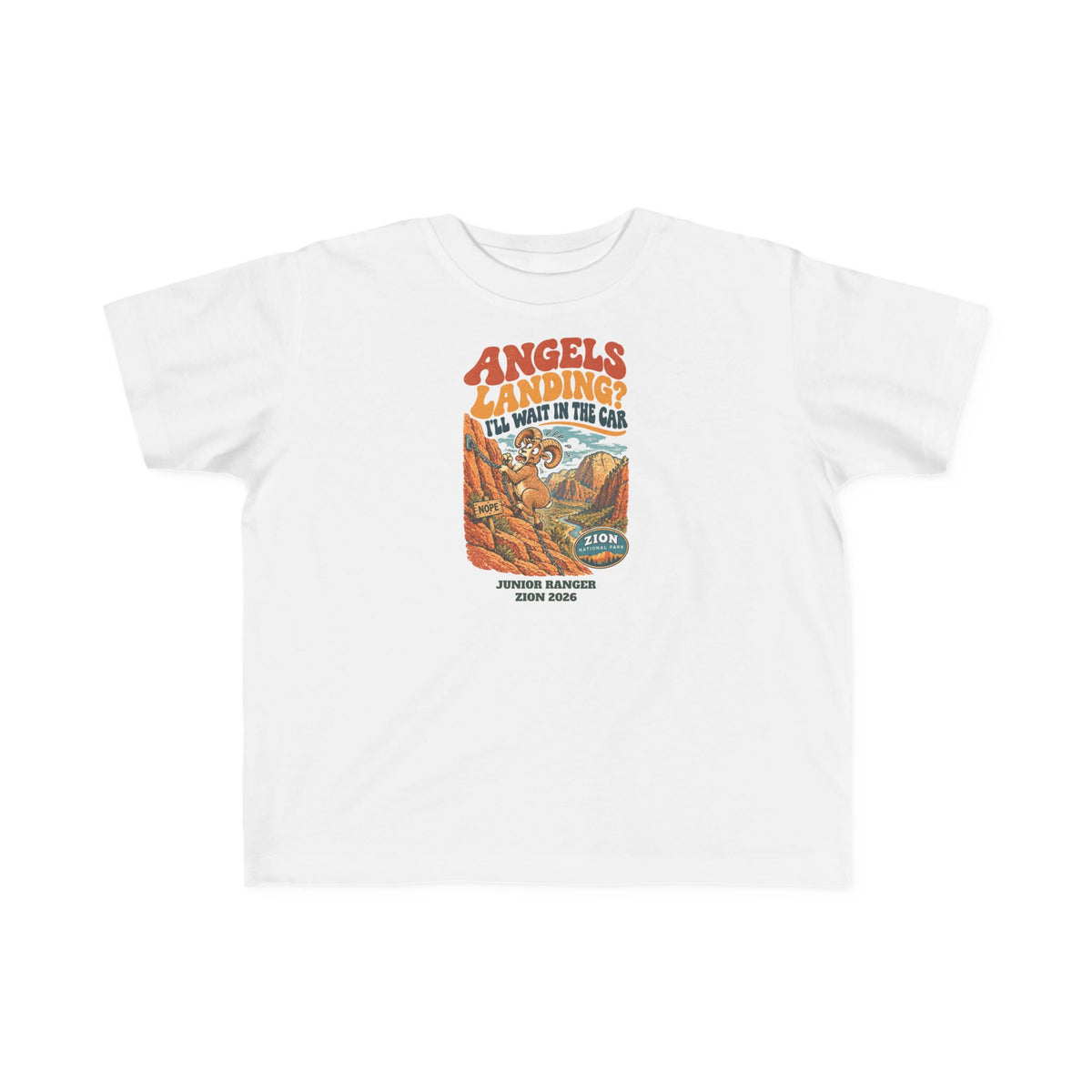 Custom Toddler Zion National Park Angels Landing Shirt