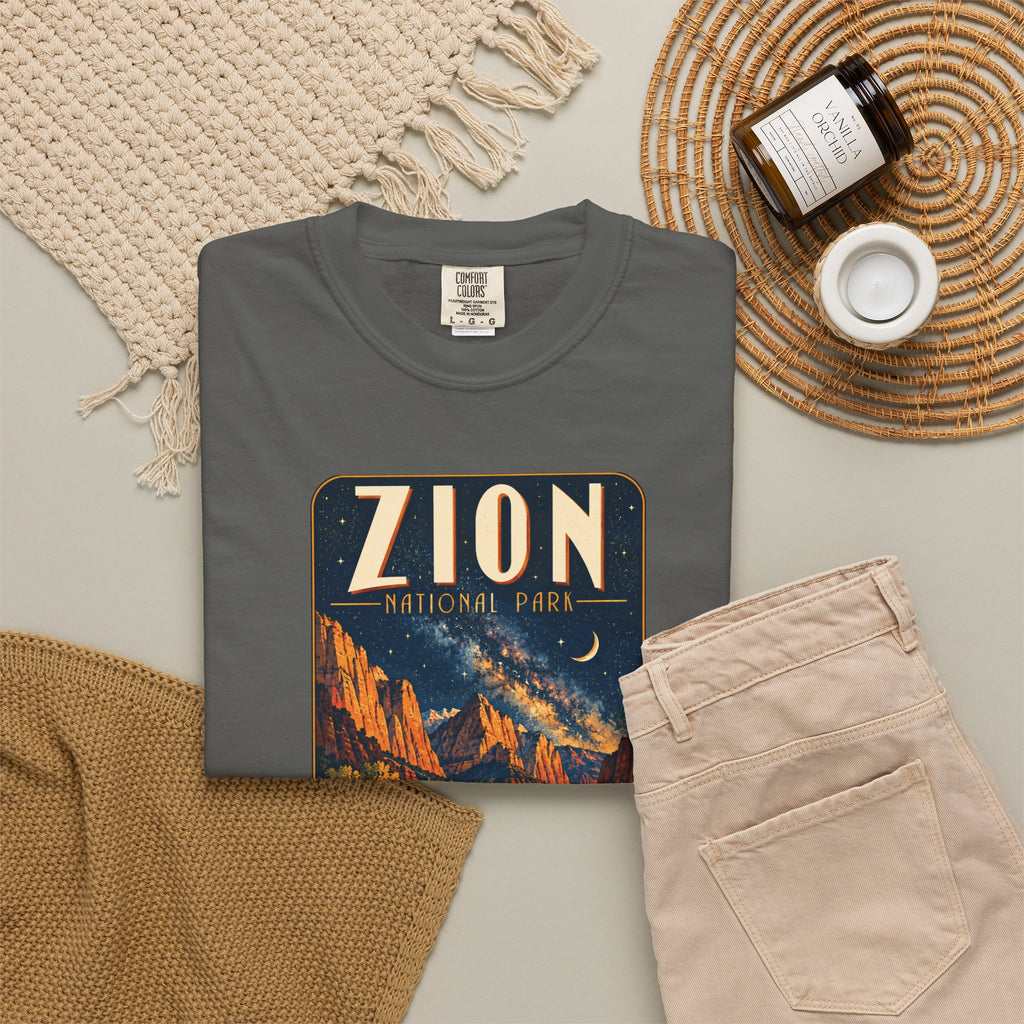 Custom Zion National Park Night Sky Shirt